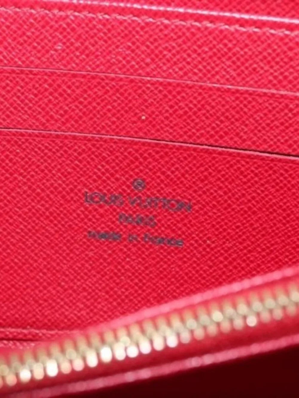 LOUIS VUITTON Monogram Cherry Porte Monnaie Zip Long Wallet M95006 Auth LNZ473